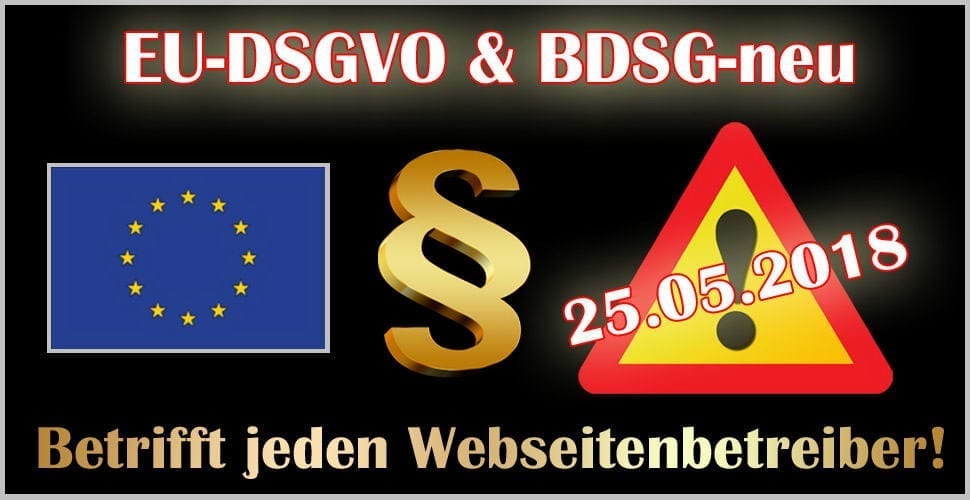 EU Datenschutzgrundverordnung - EU-DSGVO